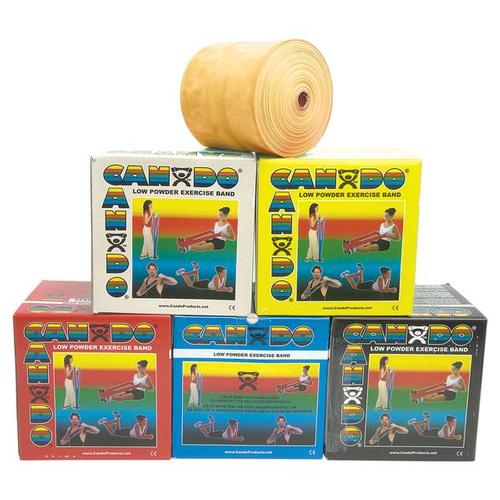 Nastro per esercizi Cando&reg;, 46 m, oro, XXX-Heavy, con dispenser | Alternativa ai manubri, 1014515 [W54235], Nastri