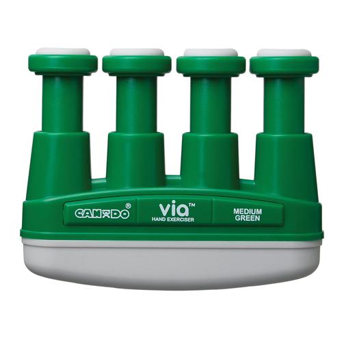 Cando ® VIA Hand Exerciser Green, 4lb. Medium, 1015376 [W54581], Hand Exercisers