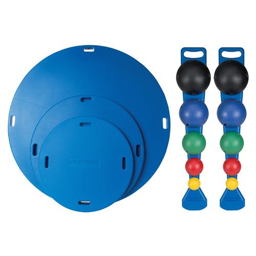 CanDo&reg; MVP 3 board circ set, with 10 Balls and 2 racks, 3005275 [W54596], Balance and Stabilisation