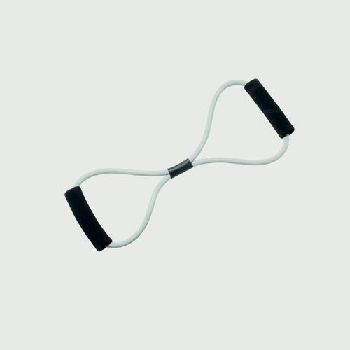 CanDo&reg; Bowtie exercise Tubing, 22" Silver, 1015398 [W54630], Exercise Tubing