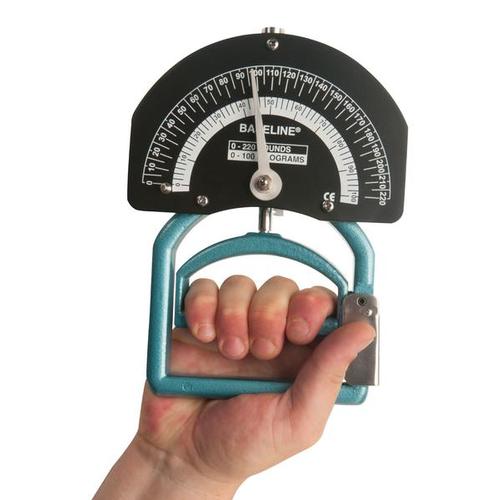 Medidor de la fuerza de la mano con muelle Smedley para adultos, 99 kg, 1009093 [W54653], Valuación y Evaluación