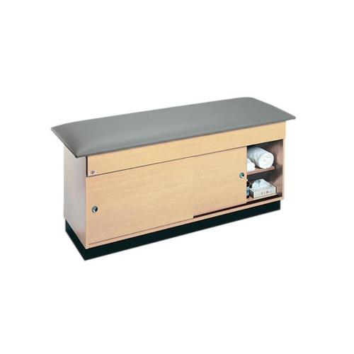 Hausmann Ind. Cabinet Treatment Table with Storage, W54707, Mesas para tratamiento deportivo y vendajes