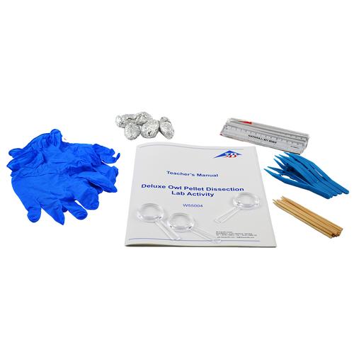 Activit&eacute; de laboratoire Dissection de pelotes de r&eacute;jection de hiboux Deluxe, 1022404 [W55004], Kits Anatomie et Physiologie