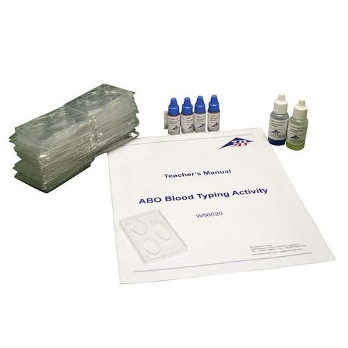 ABO Blood Typing, W56620, Anatomy and Physiology Experiments