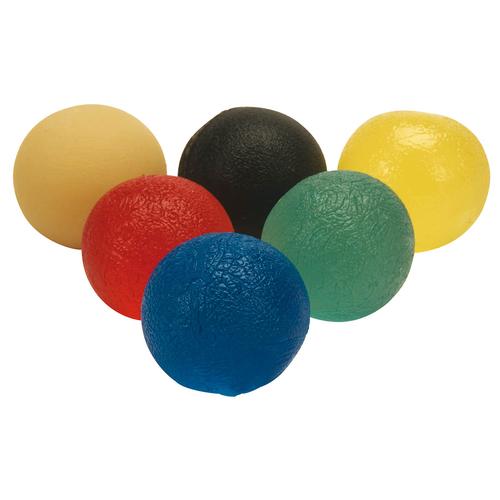 Bal&oacute;n de gel Cando&reg; esf&eacute;rico - rojo/ligero, 1009100 [W58501R], Entrenamiento de la mano