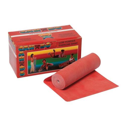 Banda elastica - 5,5 m - dispenser - rosso/leggera | Alternativa ai manubri, 1009109 [W58506], Nastri