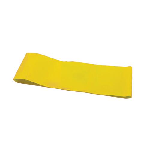 Cando ® gumiszalag hurok - 25,4 cm - sárga/X könnyű, 1009133 [W58529], Gimnasztikai szalagok - kötelek