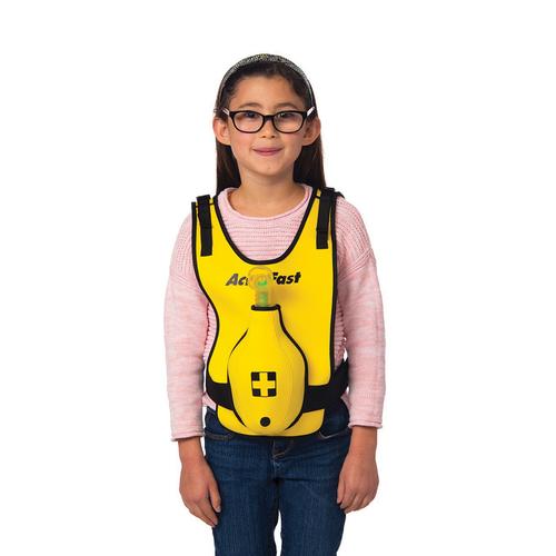 Act+Fast Rescue Choking Vest - Yellow, Children's Trainer, 1022651 [W59821], BLS Child