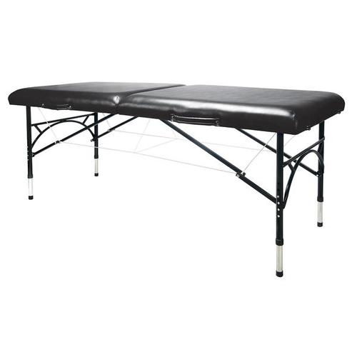 3B Aluminum Portable Massage Table, Black, 1018653 [W60610MBK], Acupuncture Furniture