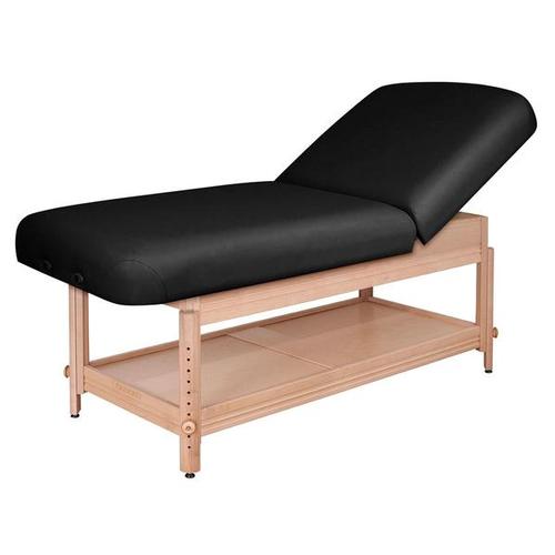 Classic Clinician Stationary Table w/ Backrest Top, 31", Coal, W60734C3, Portable Massage Tables