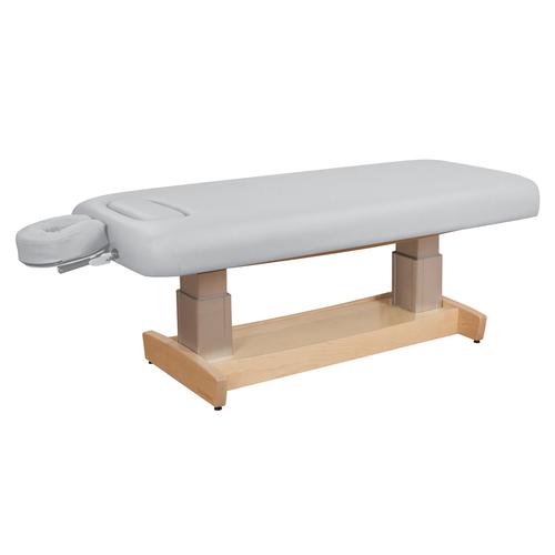 Oakworks Performa Lift Table, Flat Top, 31" White, Natural finish, W60740, Massage Tables