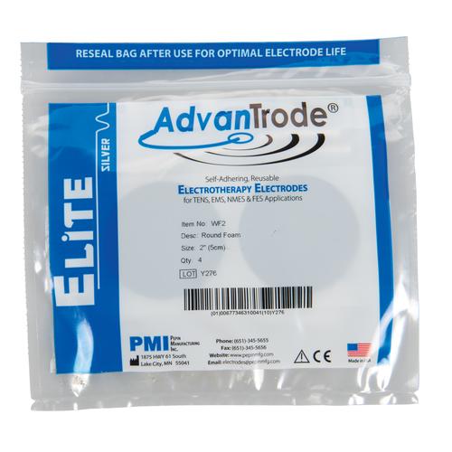 3B Comfort-Stim Elite Foam Electrodes, 2" Round, 1014149 [W63200], Replacements