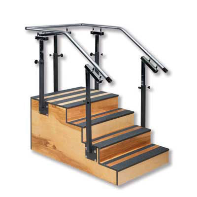 Adjustable One-Sided Staircase 30”, W65044, Training Stairs
