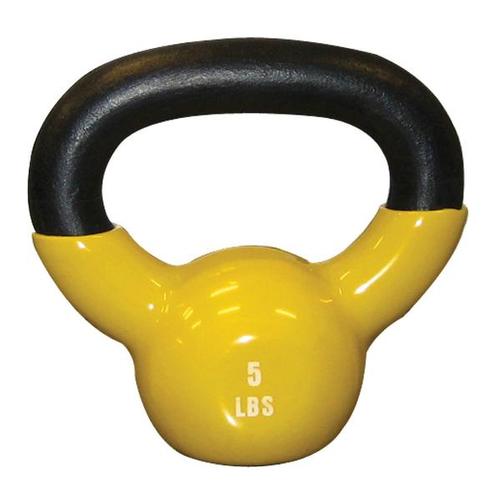 Cando Kettle Bell, 5 lb. - Yellow | Alternative to dumbbells, 1015412 [W67018], Веса
