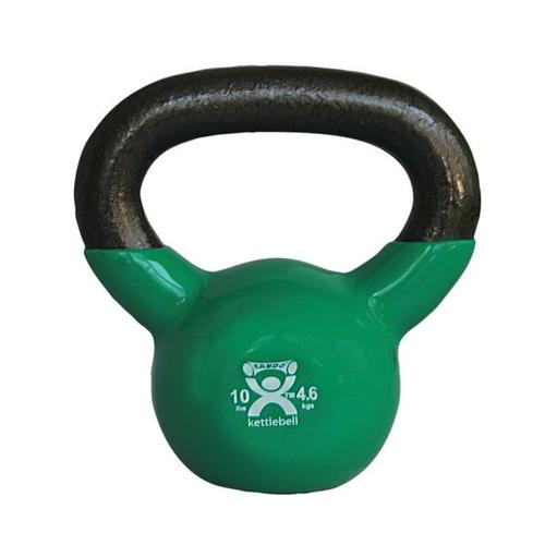 Cando Kettle Bell, 10 lb. - Green | Alternative to dumbbells, 1015414 [W67020], Weights
