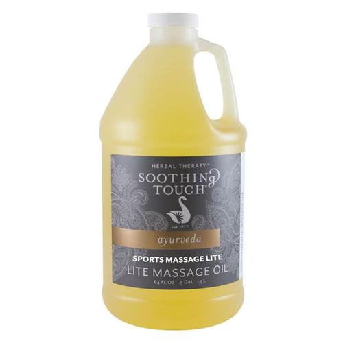 Soothing Touch Sports Lite Oil, 1/2 Gallon, W67361H, Aceites de masaje