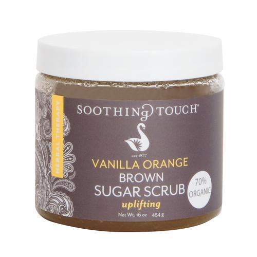 Soothing Touch Brown Sugar Scrub, Vanilla Orange, 16oz, W67364VO16, Aromatherapy