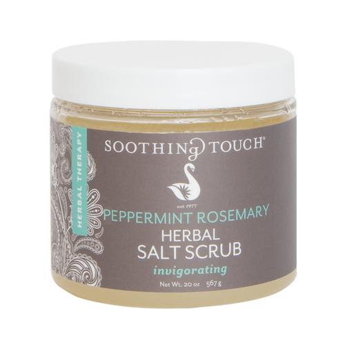 Soothing Touch Salt Scrub, Peppermint Rosemary, 20oz, W67365PR2, Aromatherapy