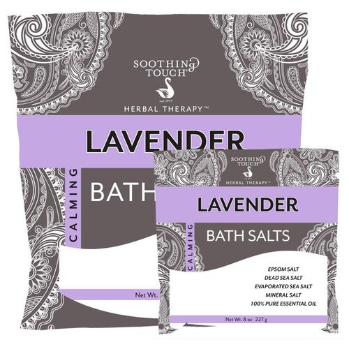 Lavender Bath Salts Pouch 32 oz, 3006664 [W67369L32], Aromatherapy