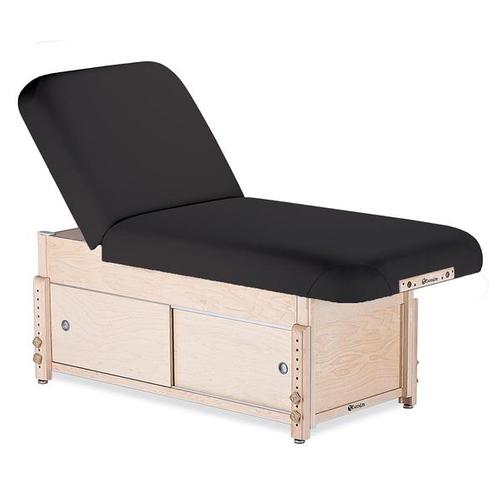 Earthlite Sedona™ Tilt Top with Cabinet, Black, 30", W68012BL30, Massage Tables
