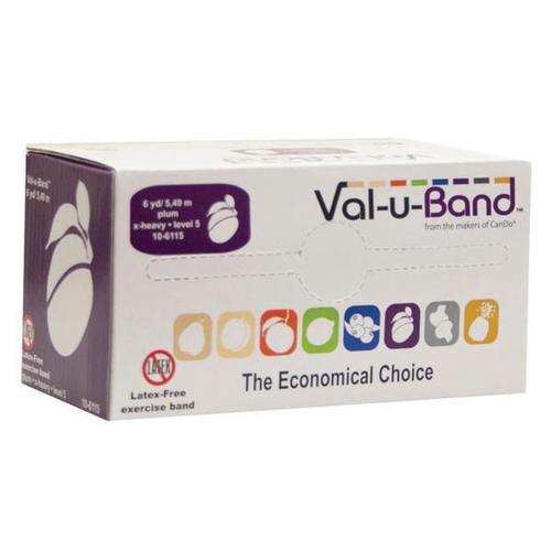 Val-u-Band, latex-free, plum 6 yard | Alternative to dumbbells, 1018008 [W72004], Ленты для упражнеий