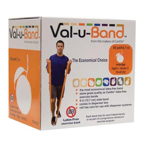 Val-u-Band, latex-free, orange50 yard | Alternativa a las mancuernas, 1018011 [W72007], Bandas de entrenamiento