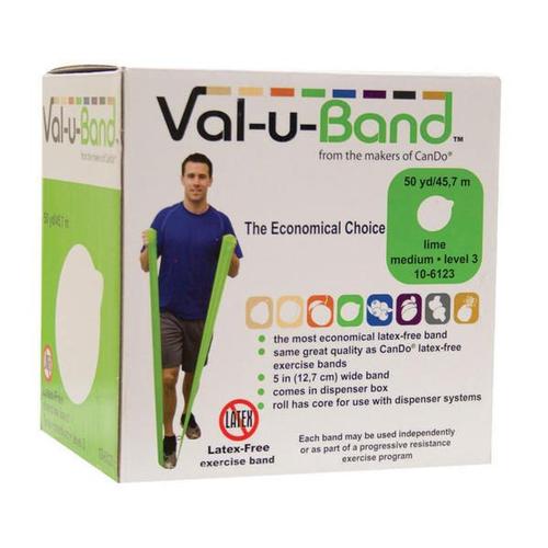 Val-u-Band, latex-free, lime50 yard | Alternative to dumbbells, 1018012 [W72008], Ленты для упражнеий
