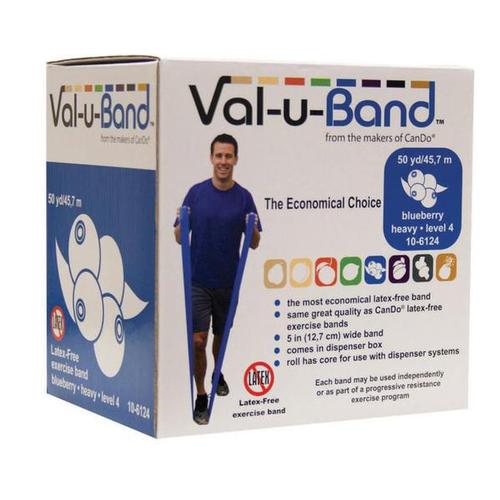 Val-u-Band, latex-free, - blueberry 50 yard | Alternative to dumbbells, 1018013 [W72009], Ленты для упражнеий