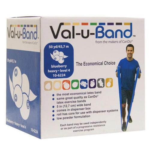 Val-u-Band ,blueberry 50 yard | Alternative to dumbbells, 1018033 [W72029], Exercise Bands