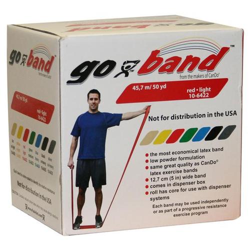 CanDo Go-band, rosso 45m | Alternativa ai manubri, 1018055 [W72051], Nastri