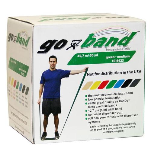 CanDo Go-band, vert 45 m | Alternative aux halt&egrave;res, 1018056 [W72052], Bandes &eacute;lastiques