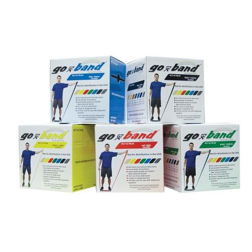 CanDo Go-band, 45m, 5 pz - per 1 x giallo-nero | Alternativa ai manubri, 1018061 [W72057], Nastri