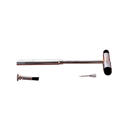4-in-1 neurological hammer with needle, brush, pinwheel, W72237, Composición corporal y Medidas