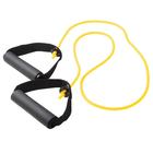 Exercise tubing with handles CanDo - 1,2 m, yellow - very light | Alternative to dumbbells, 1015725, Terapia
