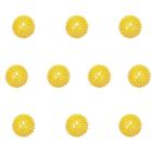 Massage-Igelball, 8 cm Durchmesser, gelb, 12 Stück, 1019487, Massagegeräte