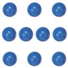 Massage-Igelball, 10 cm Durchmesser, blau, 12 Stück, 1019491, Massagegeräte