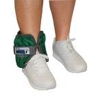 The Adjustable Cuff ankle weight - 5 lb (10 x 0.5 lb inserts), green | Alternative to dumbbells, 1021293, S&uacute;lyok (Small)