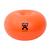CanDo Donut ball 55cmØx30 cm H, orange, 1021314, Massagegeräte (Small)