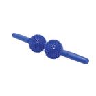 Point Relief Massage Bar - 9 x 43cm - 2 balls, blue, 1021319, utensili per massaggi
