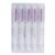Agujas de acupuntura con mango de plástico, siliconadas - MOXOM Silk Plus - 100 agujas cada una de 0,25 x 30 mm (con tubo guía), 1022084, Agujas de acupuntura MOXOM (Small)