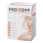 Agujas de acupuntura MOXOM TCM 100 ud. (recubiertas de silicona) 0,20  x 15 mm, 1022095, Acupuntura