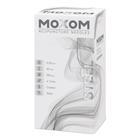 MOXOM Steel  - 0,25 x 40 mm - avec tubes de guidage & revêtement silicone - 100 aiguilles d'acupuncture, 1022111, Aiguilles d’acupuncture MOXOM