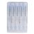 Acupuncture needles with steel handle, uncoated - MOXOM Steel - 0.25 x 25 mm (without tube) 100 needles, 1022121, Acupuncture Needles MOXOM (Small)