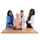 SAM Basic&reg; - Affordable Adult Auscultation Manikin with laptop, Light Skin&nbsp;, 1024090, Auscultation (Small)