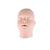 Enveloppe épidermique de tête avec passage nasal Baby X de rechange pour mannequins d’intubation AirSim, 1024521, Pièces de rechange (Small)