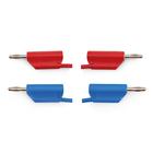 Connecting Leads, 32 A, 75 cm,
Blue, Red, 2 pcs., 1024540, Experiment Leads and Cables