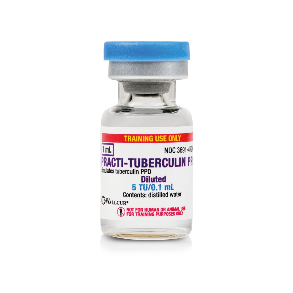模拟药，结核菌素PPD 1mL Vial (×40) - 1024880 - Wallcur - 407TU - Practi-Vials ...