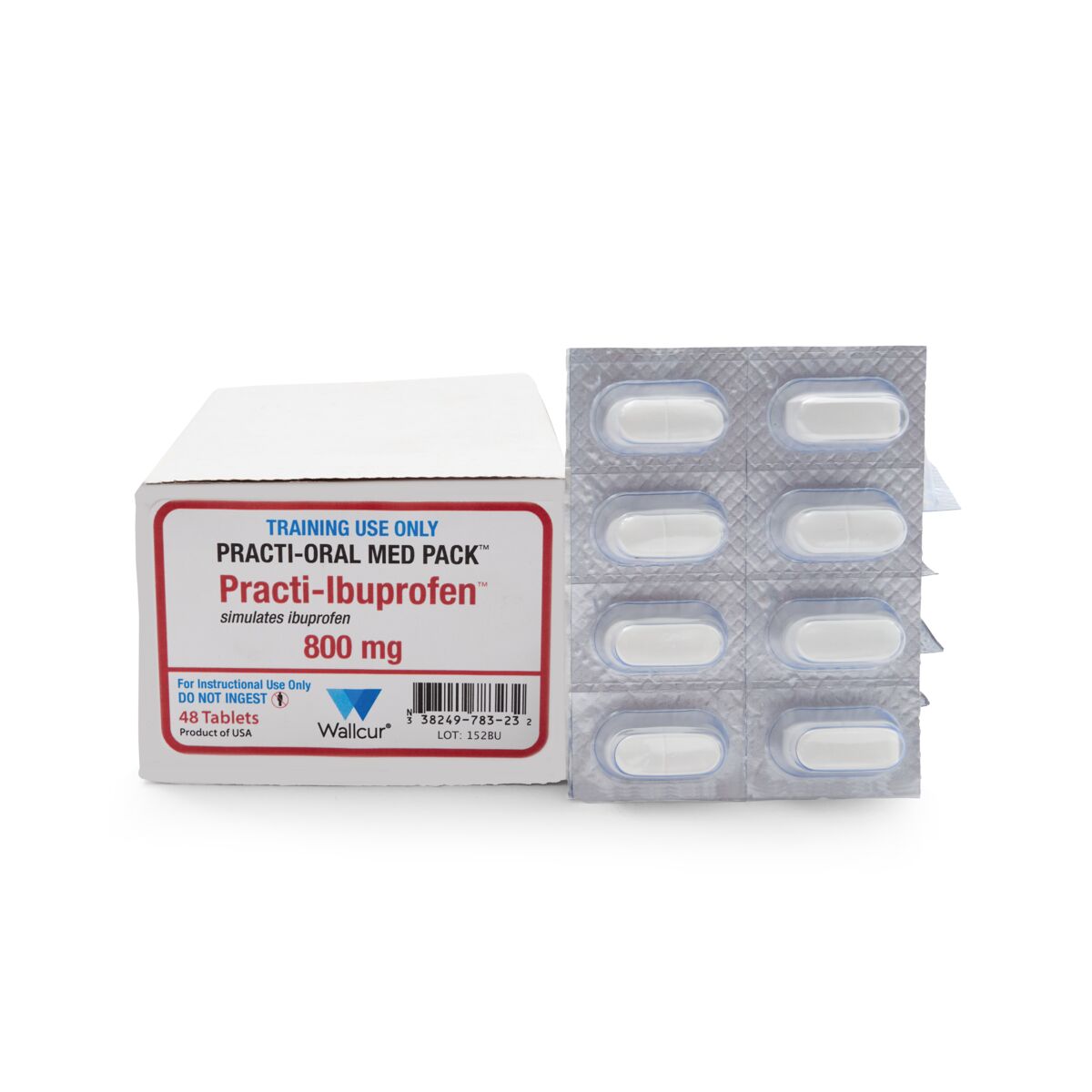 Practi-Ibuprofène 800mg Comprimés (boîte de 48) | 1024947 | Wallcur ...