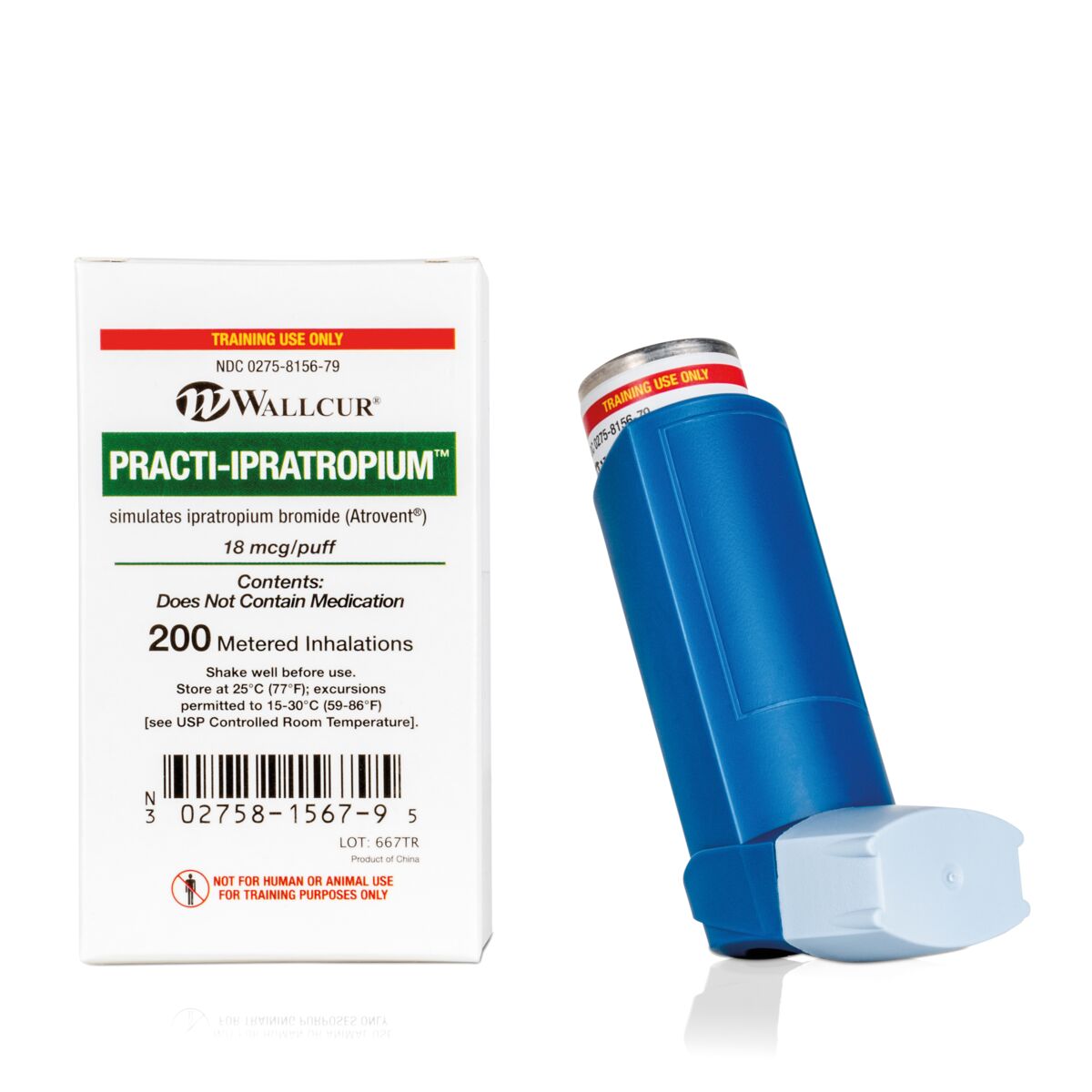Practi-Inhalateur Ipratropium Sans CFC (boîte de 5) | 1025008 | Wallcur ...