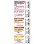 Étiquette de flacon d'antibiotique Practi (×100), 1025025, Practi-Peel-N-Stick Labels 